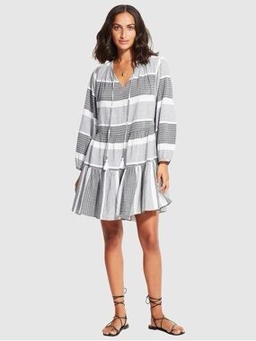 Seafolly Myra Jacquard Cover-Up Tunic Dress